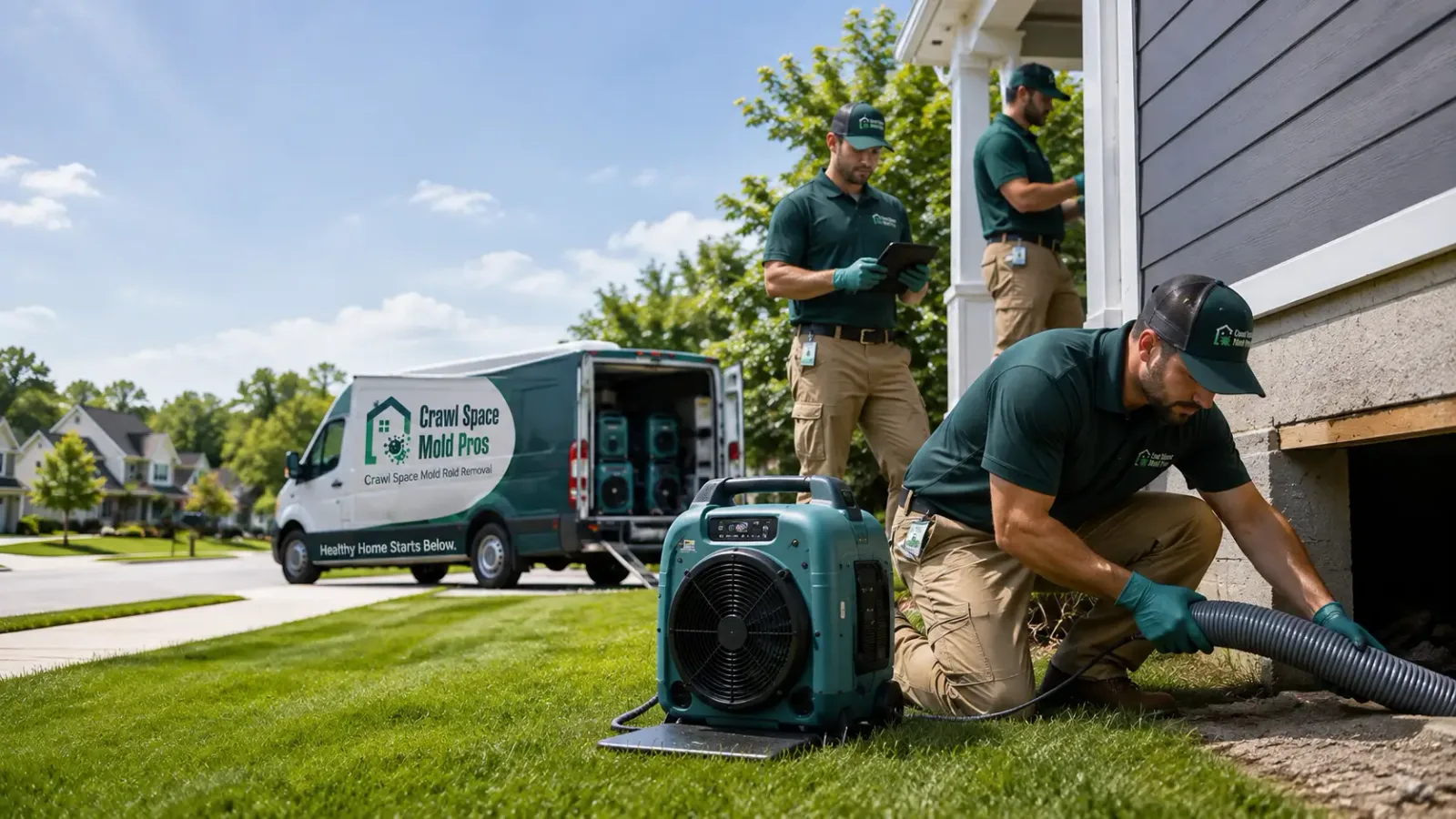 Crawl Space Mold Removal in Bureau, IL